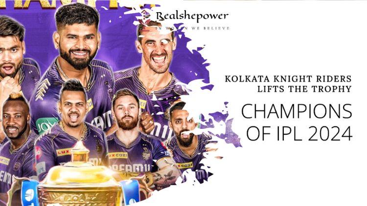 Kolkata Knight Riders Lifts Ipl 2024 Trophy